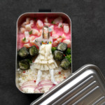 芸術的なお漬物「粽菜」を使ってクリムト漬物寿司弁当